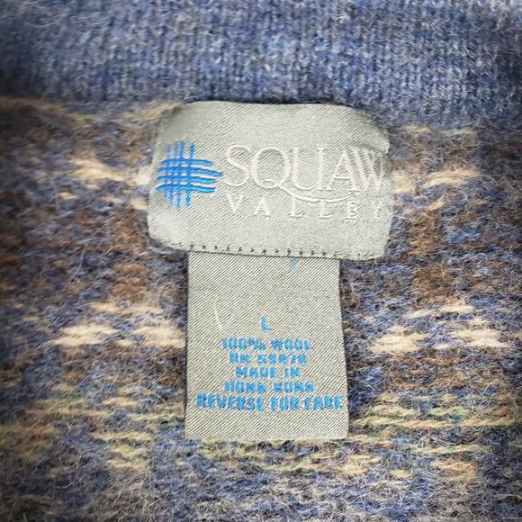 Wool Nordic Fair Isle Cardigan - Picture 6 of 13